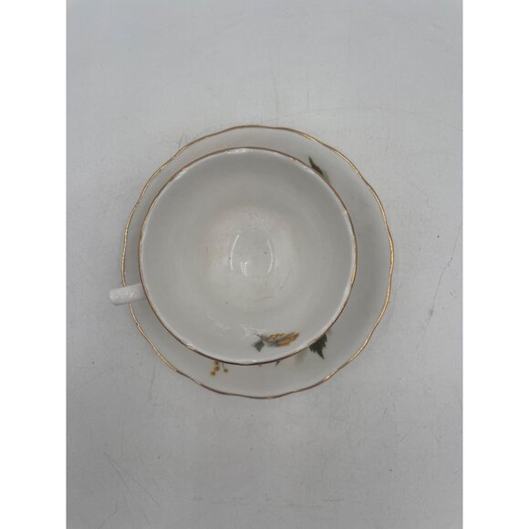 Vintage Royal Vale Bone China Yellow Rose Tea Cup & Saucer Set English Floral - Picture 3 of 5